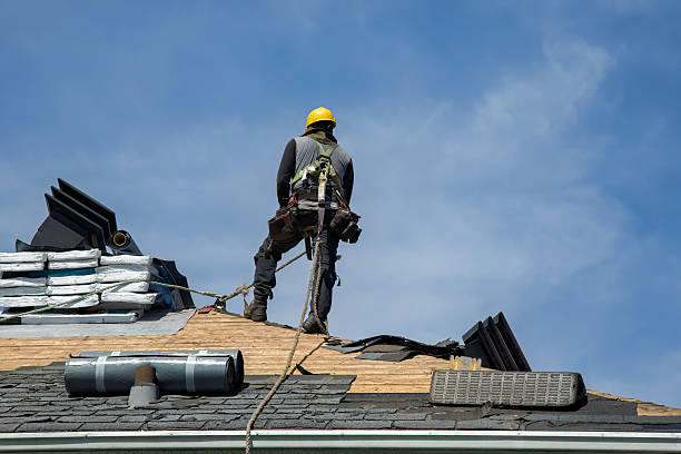 Professional Roofing technician working in Swarthmore, PA